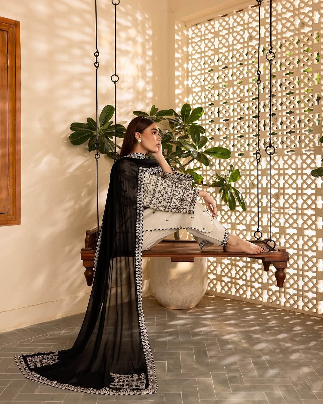 ARFA EMBROIDERY 3PC Comfit Wears