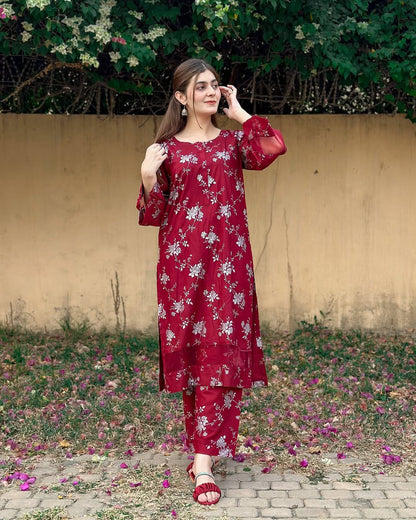 BLOSSOM PRINTED LONG LENGHT Comfit Wears