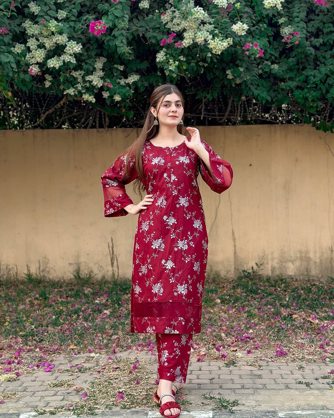 BLOSSOM PRINTED LONG LENGHT Comfit Wears