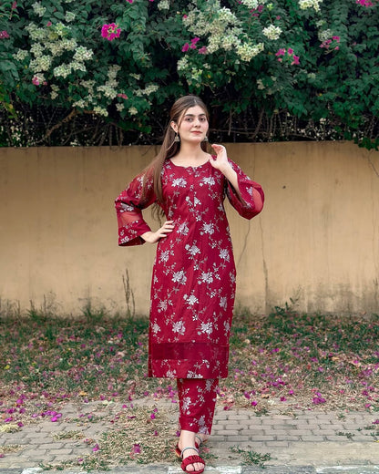 BLOSSOM PRINTED LONG LENGHT Comfit Wears
