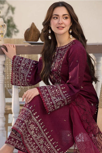 ZAREEN 3PC - EMBROIDERED LAWN DRESS Comfit Wears