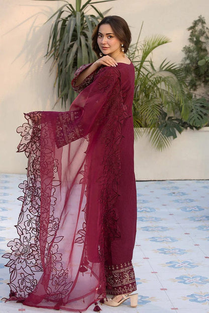 ZAREEN 3PC - EMBROIDERED LAWN DRESS Comfit Wears