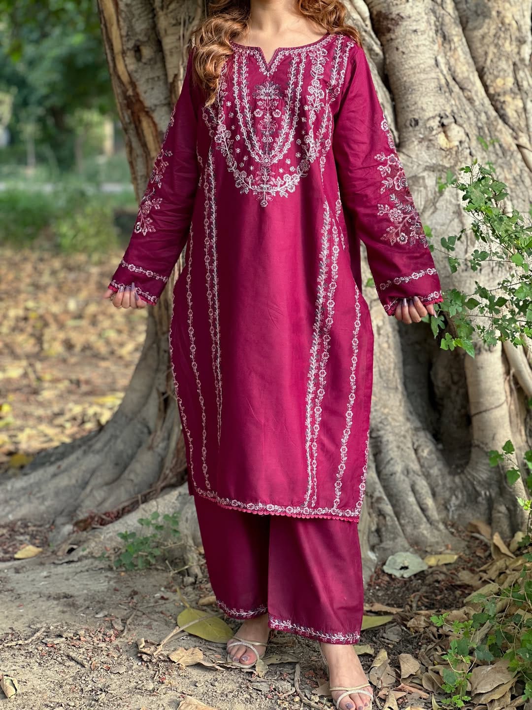 HEAVY EMBROIDERY PURE LAWN 2PC Comfit Wears