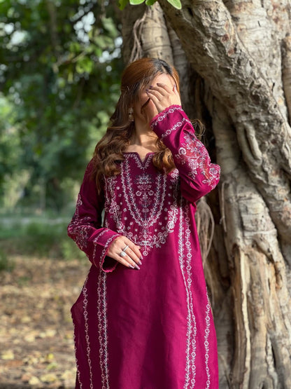 HEAVY EMBROIDERY PURE LAWN 2PC Comfit Wears