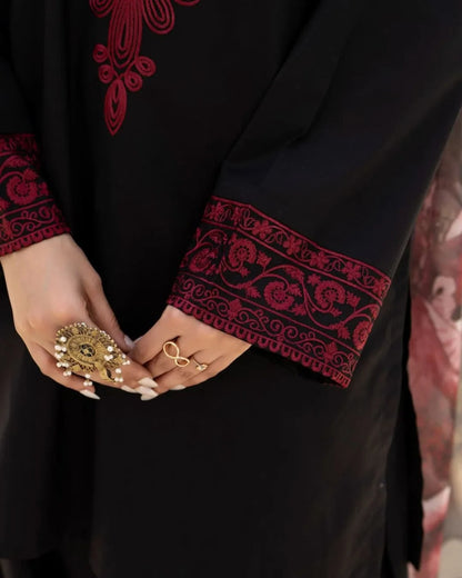 *MAHI-NOOR EMBROIDERY 3PC* Comfit Wears