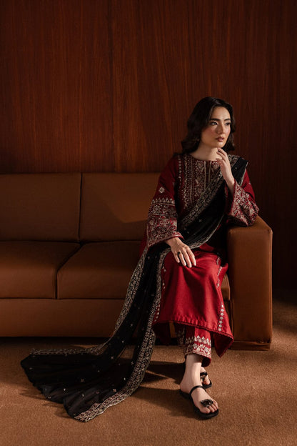 ROYAL PRET 3PC - EMBROIDERED LAWN DRESS Comfit Wears