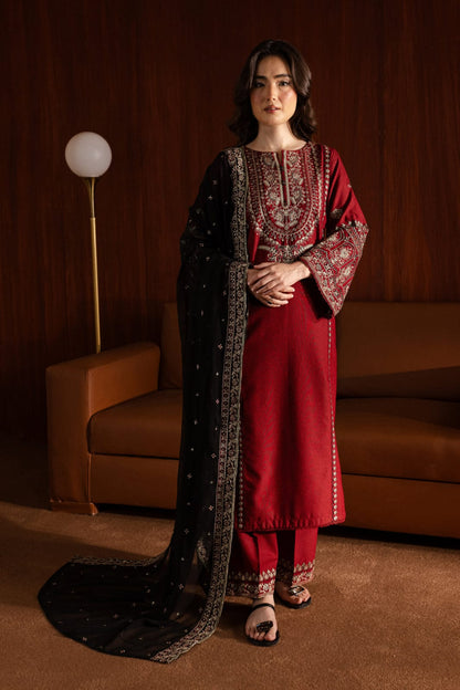 ROYAL PRET 3PC - EMBROIDERED LAWN DRESS Comfit Wears