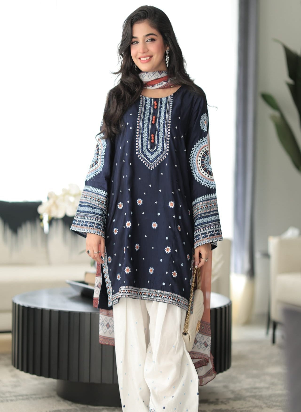 DASTAAN EMBROIDERY 3PC Comfit Wears