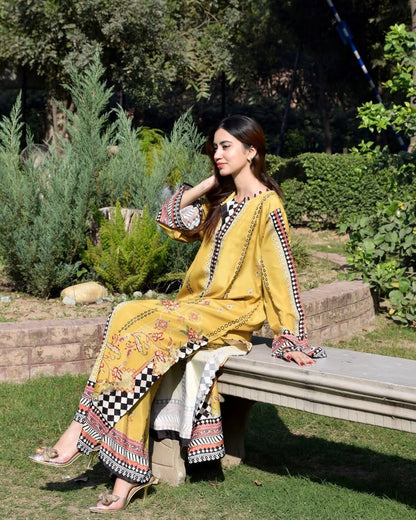 YELLOW BLUSH CO-ORD 2PC Comfit Wears