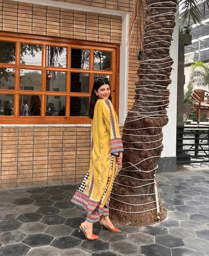 YELLOW BLUSH CO-ORD 2PC Comfit Wears