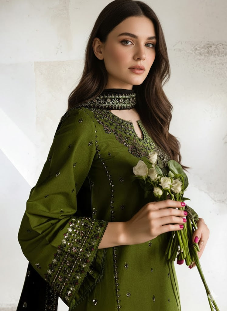 MAYAL EMBROIDERY 3PC Comfit Wears