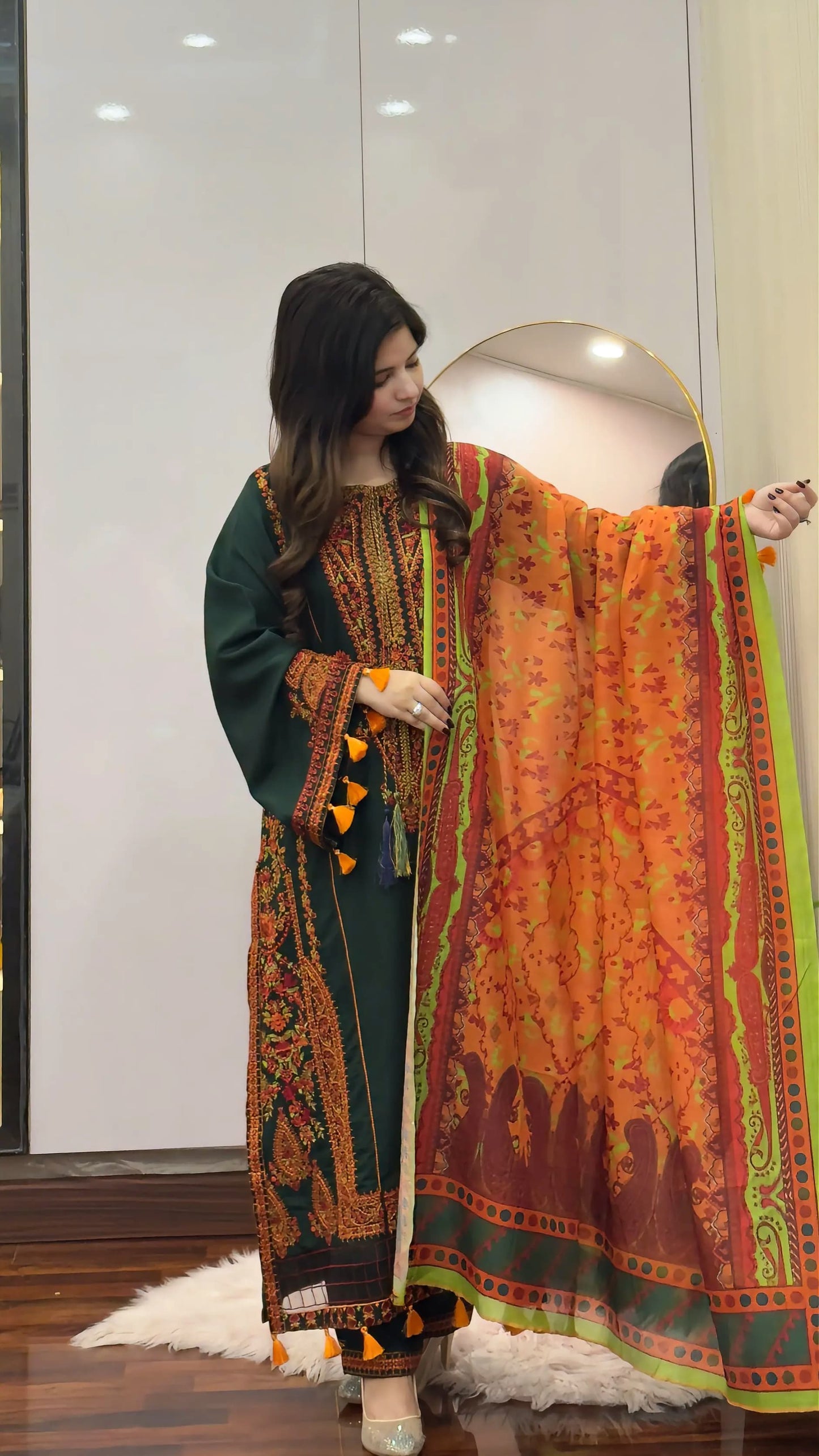 ZARGUL EMBROIDERED 3PC Raj Kumari Collections