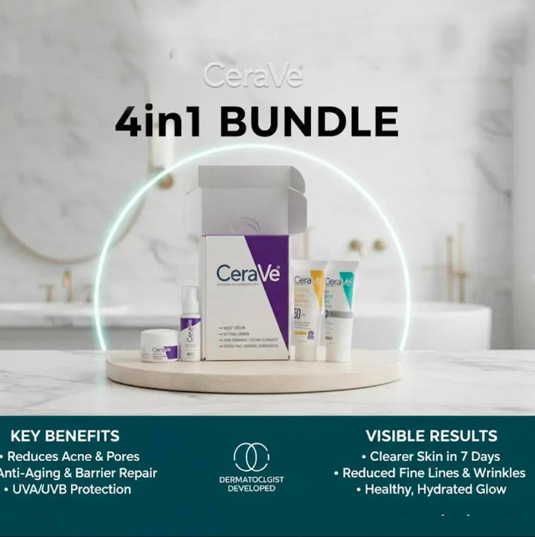 CERAVE 4 IN 1 WHITENING FACIAL KIT FOR ALL SKIN Raj Kumari Collections
