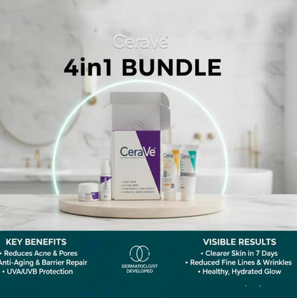 CERAVE 4 IN 1 WHITENING FACIAL KIT FOR ALL SKIN Raj Kumari Collections