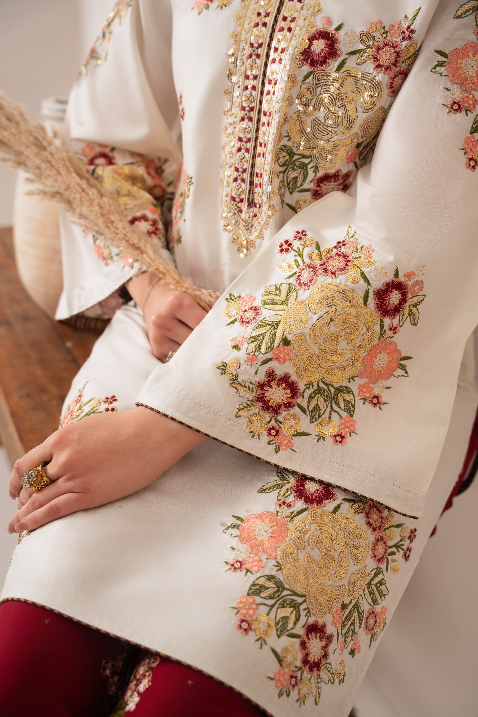 ALAYA EMBROIDERED 2PC  LADIES DRESS Raj Kumari Collections