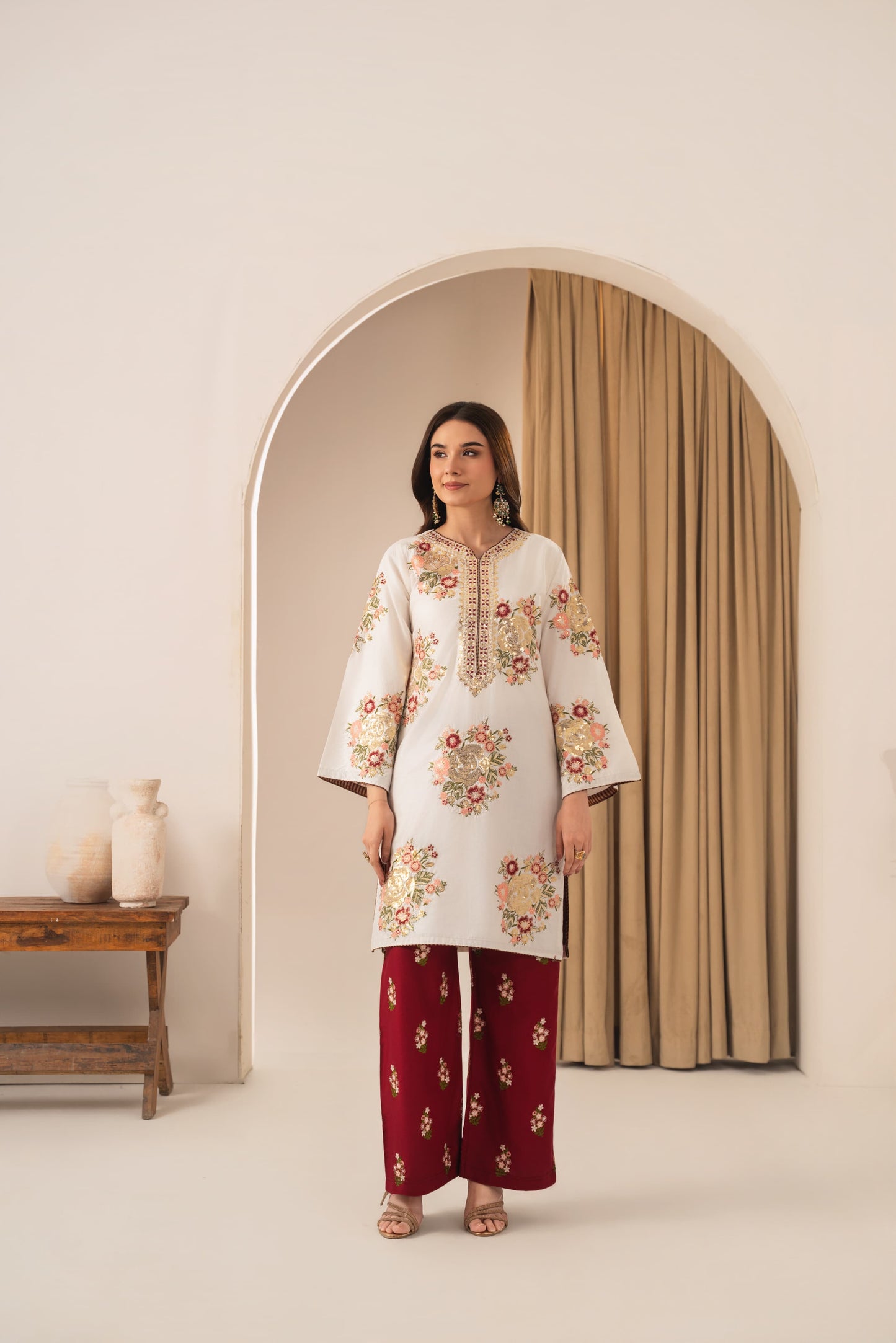 ALAYA EMBROIDERED 2PC  LADIES DRESS Raj Kumari Collections