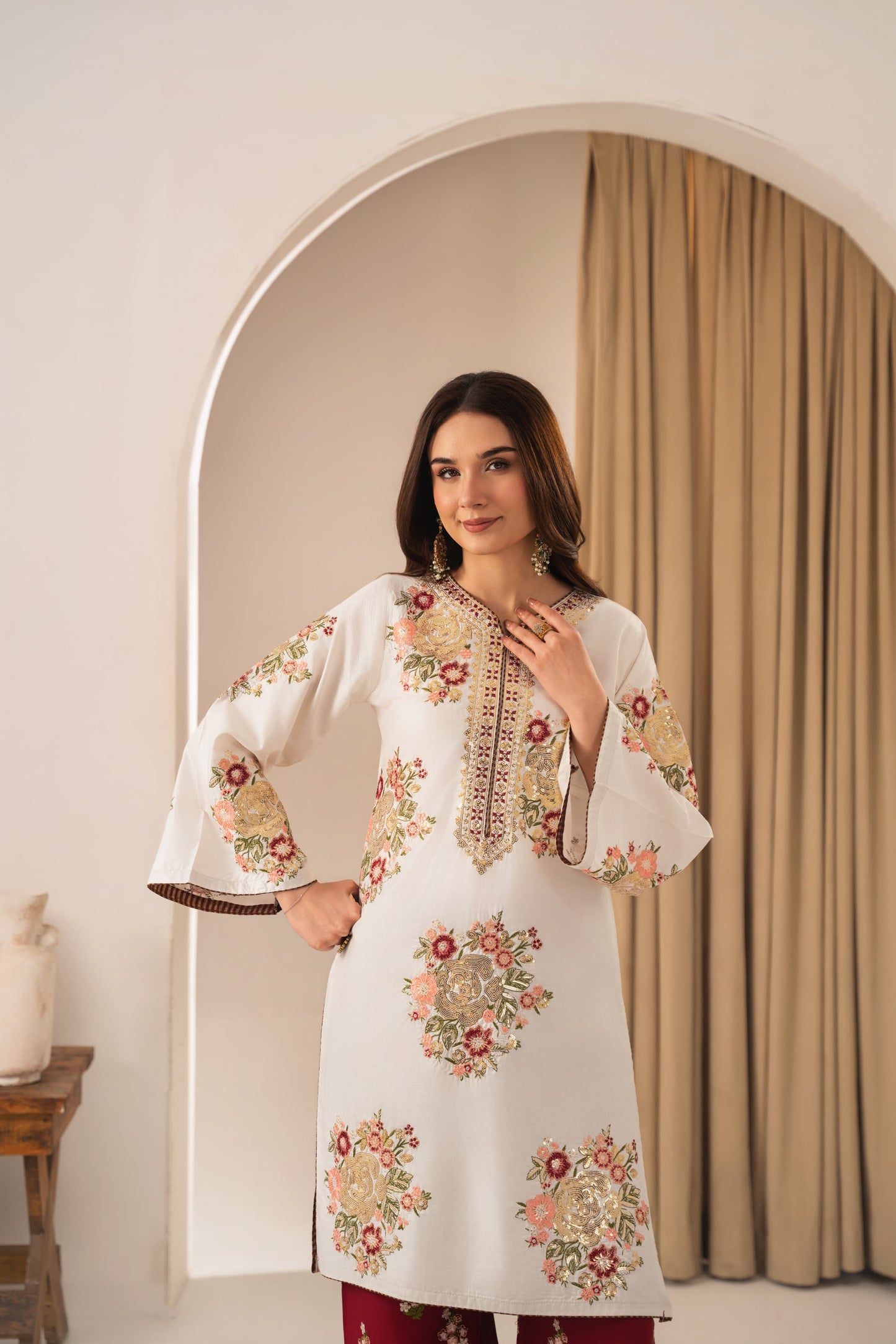 ALAYA EMBROIDERED 2PC  LADIES DRESS Raj Kumari Collections