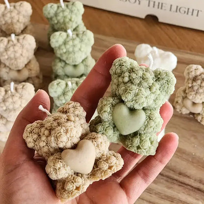 Teddy Bear Shaped Candles Comfit Wears