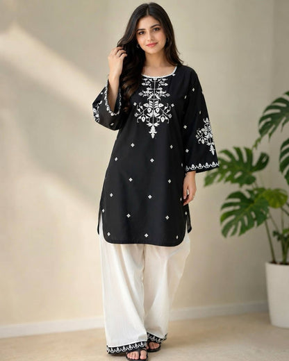 LAAJ EMBROIDERY 2PC (FARSHI)
