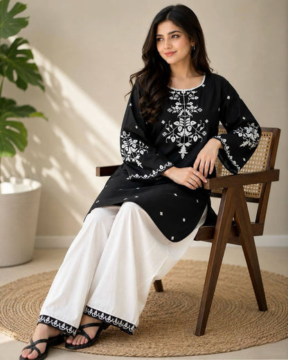 LAAJ EMBROIDERY 2PC (FARSHI)