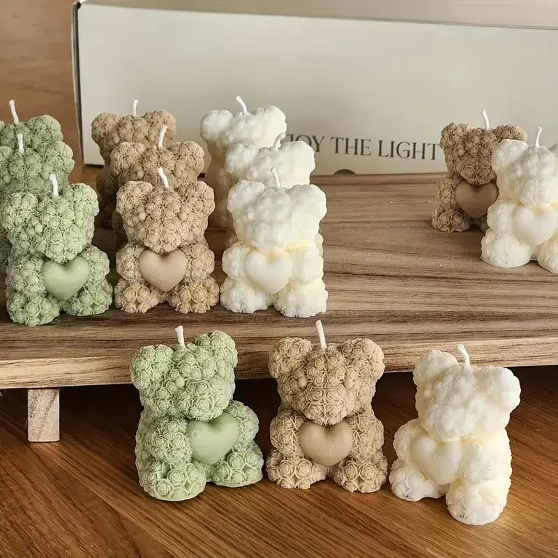 Teddy Bear Shaped Candles Comfit Wears