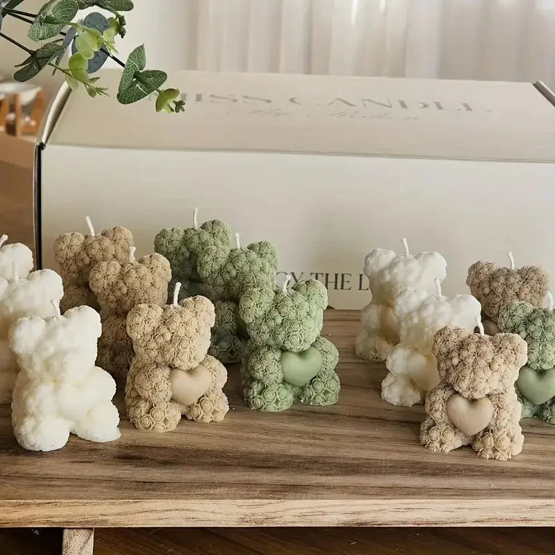 Teddy Bear Shaped Candles Comfit Wears
