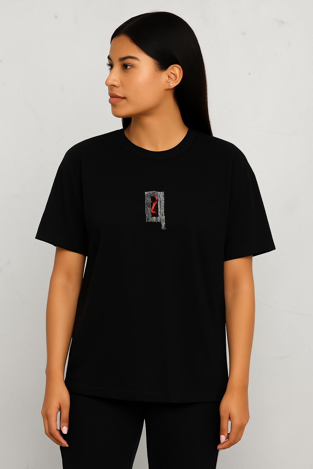 ROUND NECK RED LOGO T-SHIRTS Comfit Wears