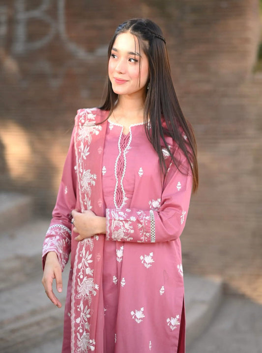 NAZNEEN EMBROIDERY 3PC Comfit Wears