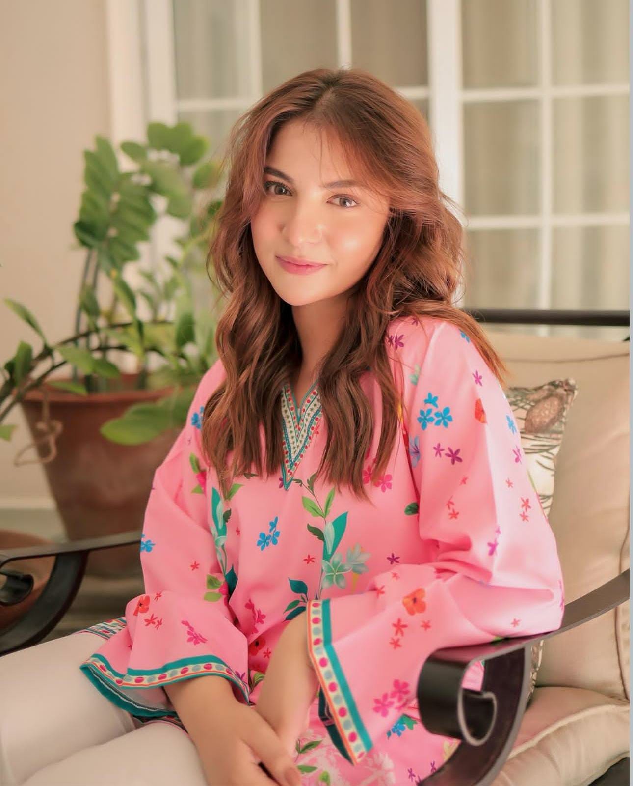 PINK FLORAL DIGITAL PRINTED (2 PC SUIT) Comfit Wears