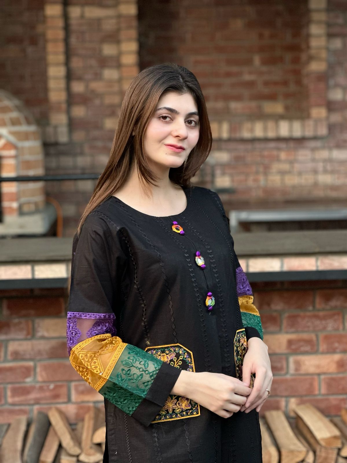 COTTON DOUBLE POCKET EMBROIDERY 2 PIECE SUIT Comfit Wears