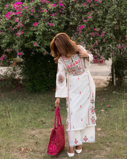 WHITE DOVE EMB 2PC Comfit Wears