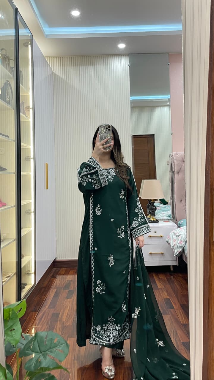 GRACE EMBROIDERY 3PC Comfit Wears