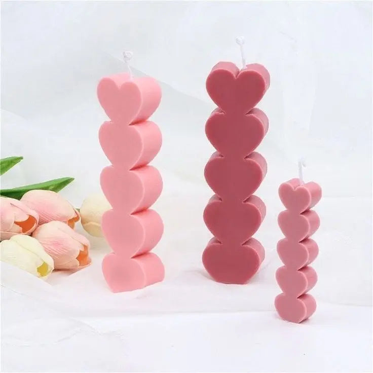 HEART SHAPED PILLAR CANDLE Comfit Wears