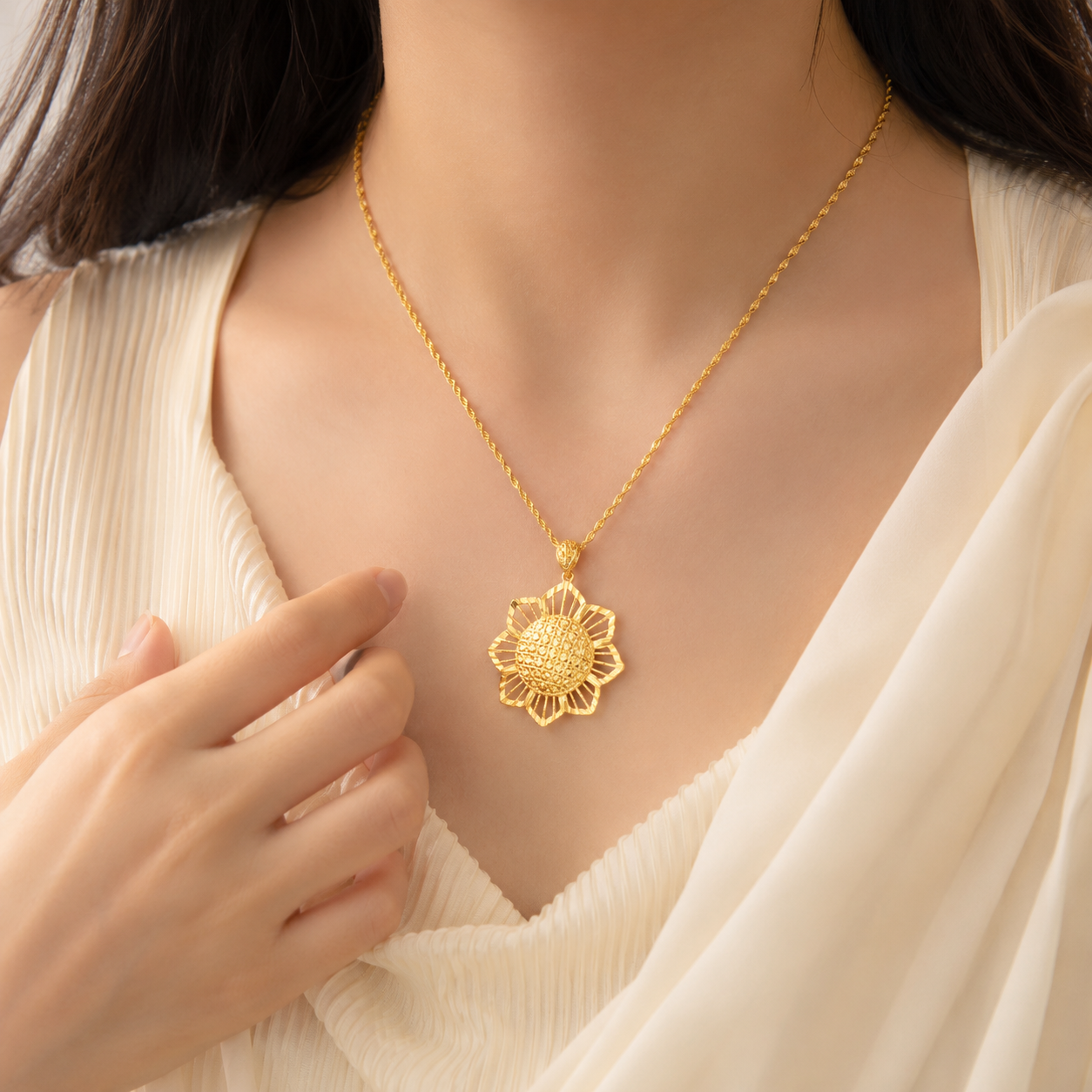 Gold Pendant Necklace