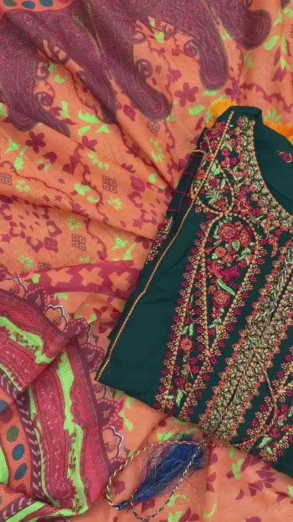 ZARGUL EMBROIDERED 3PC